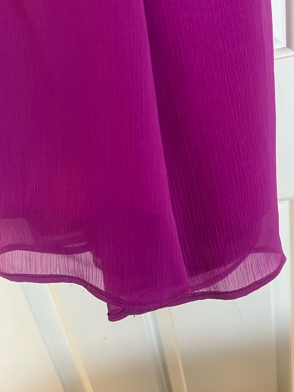 Bridesmaid One-Shoulder Fuchsia maxi dress Evening Gown/ party gown - Picture 6 of 7